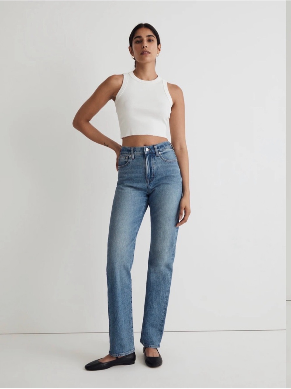 Madewell The Petite '90s Straight Jean